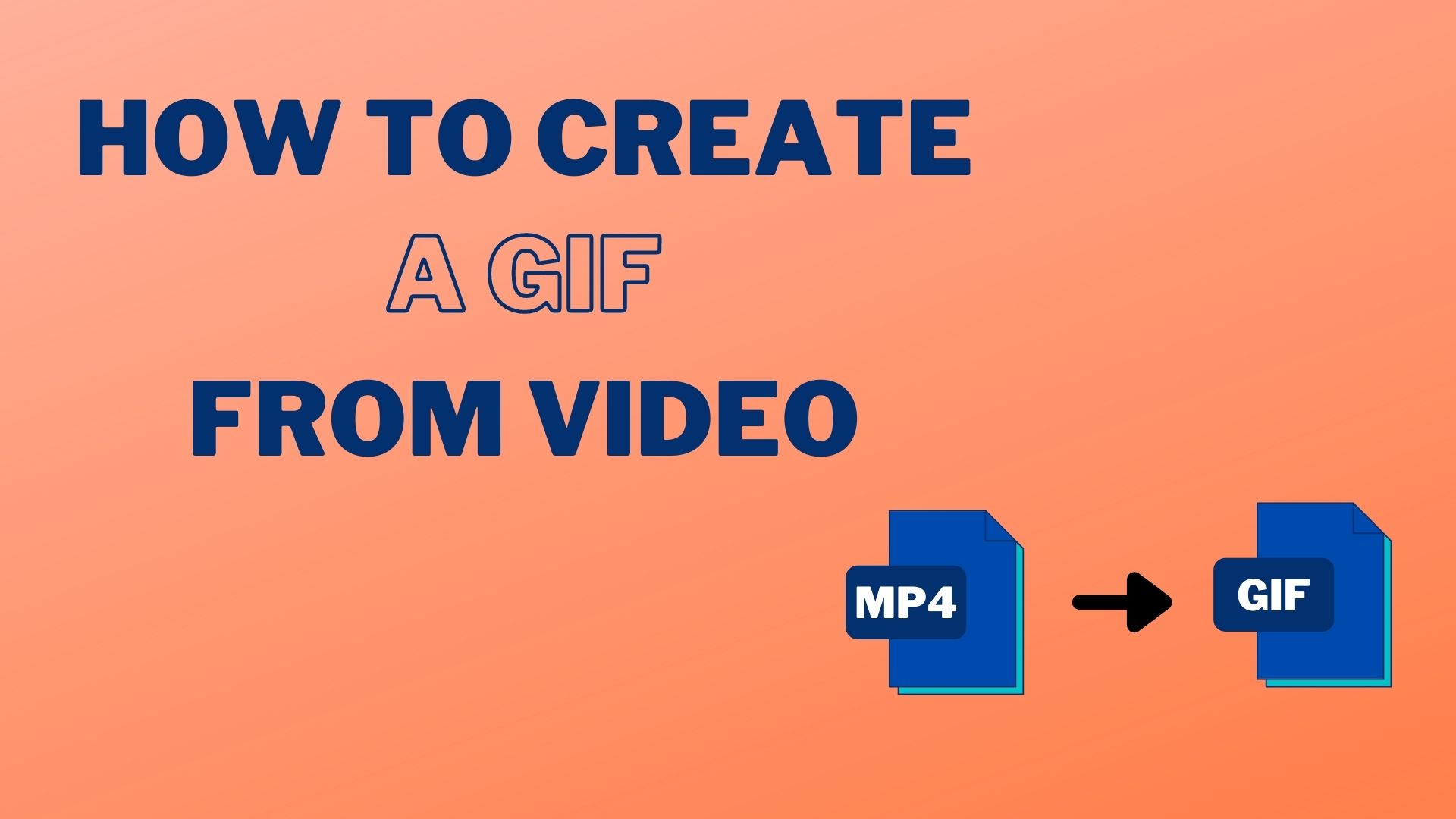 How to Create GIF from Video Cover Image