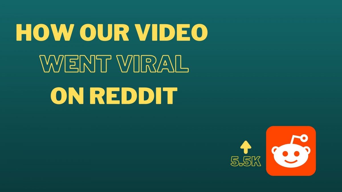 How our video went viral on reddit cover image
