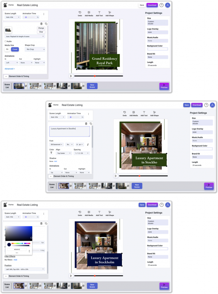 Real Estate Videos Section 2