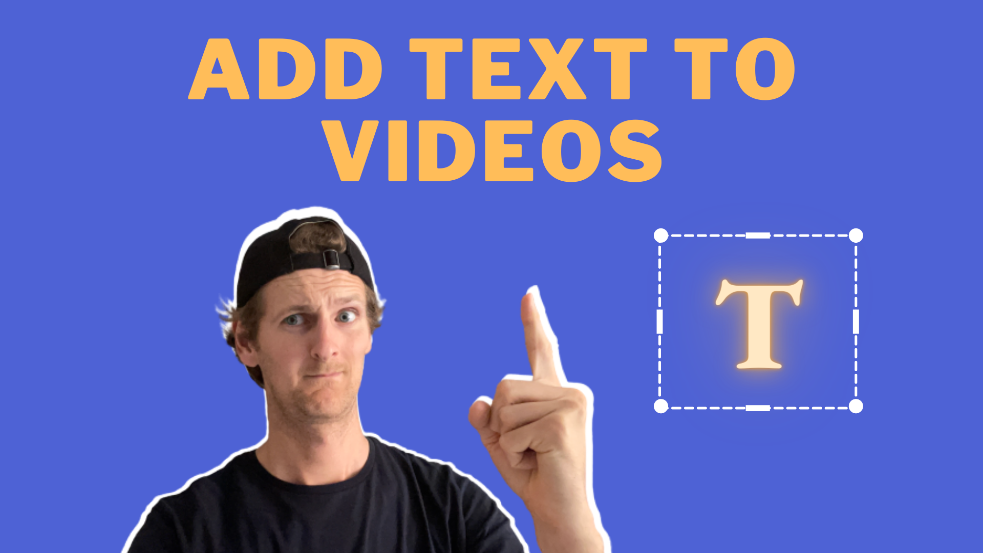 how to add text to video